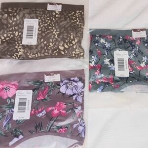 3 CACIQUE WOMEN'S PLUS NO SHOW FULL BRIEF SIZE 26-28